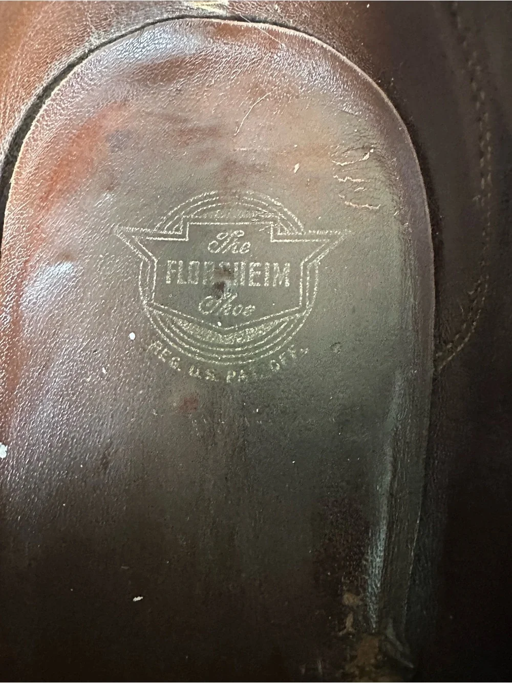 Vintage Florsheim Men's Leather Penny Loafers 1970s - Cognac Brown size 11D Moc